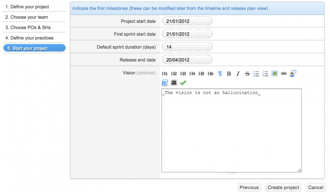 Define your milestones