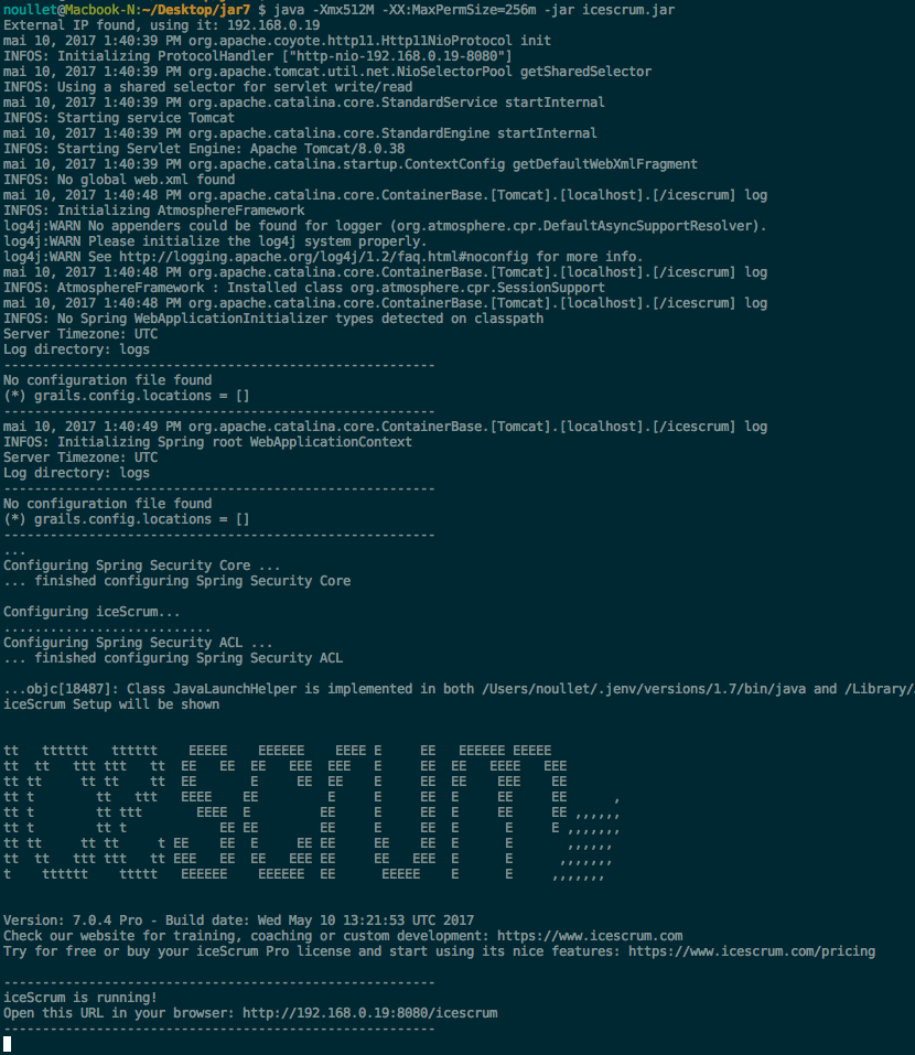 Install and configure – iceScrum