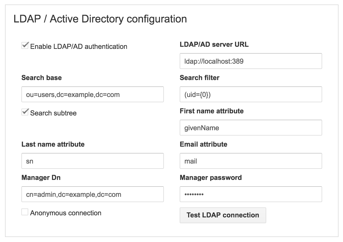 Ldap active